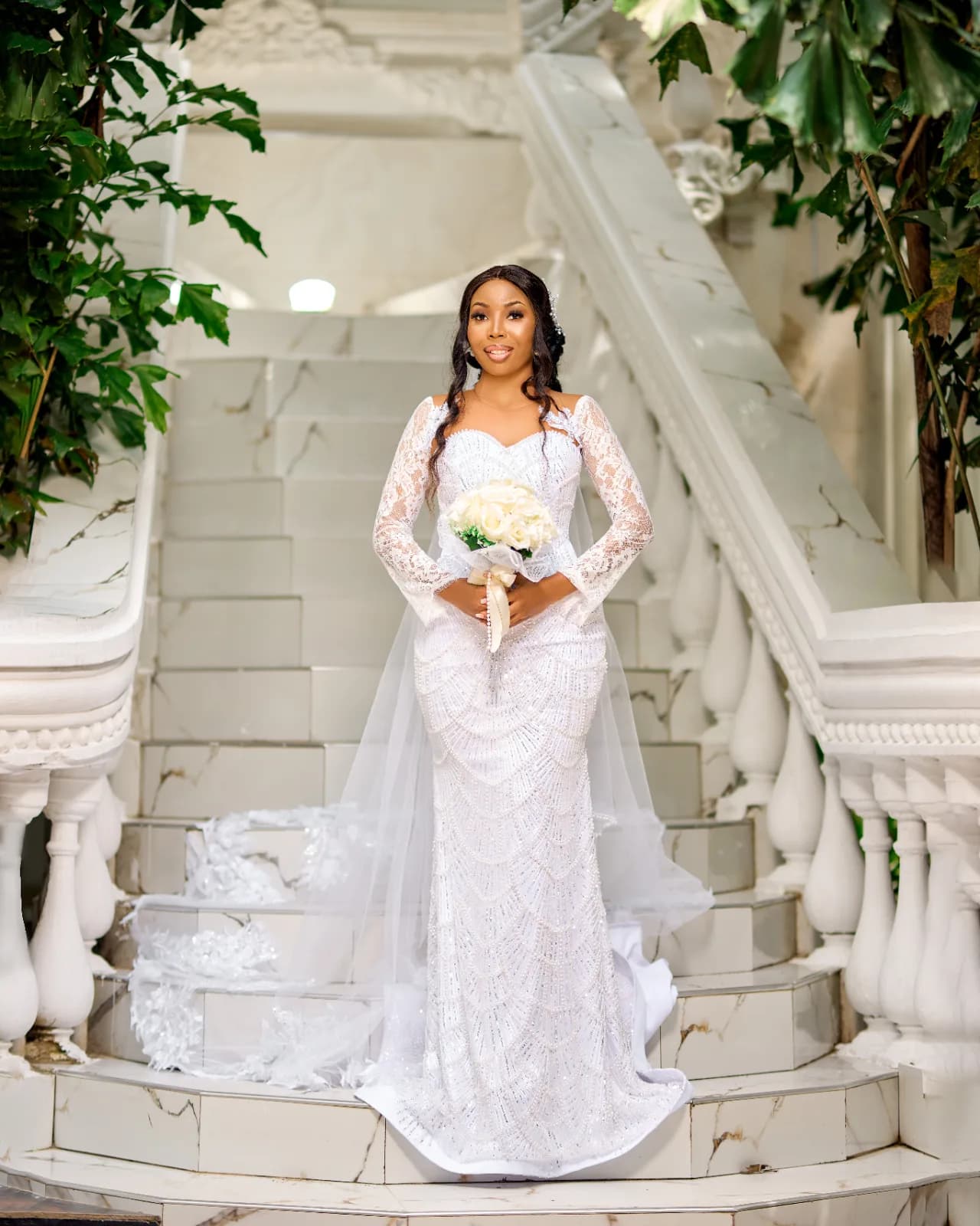 Beaded Geometric Lace Dress, photo 1 of 5
