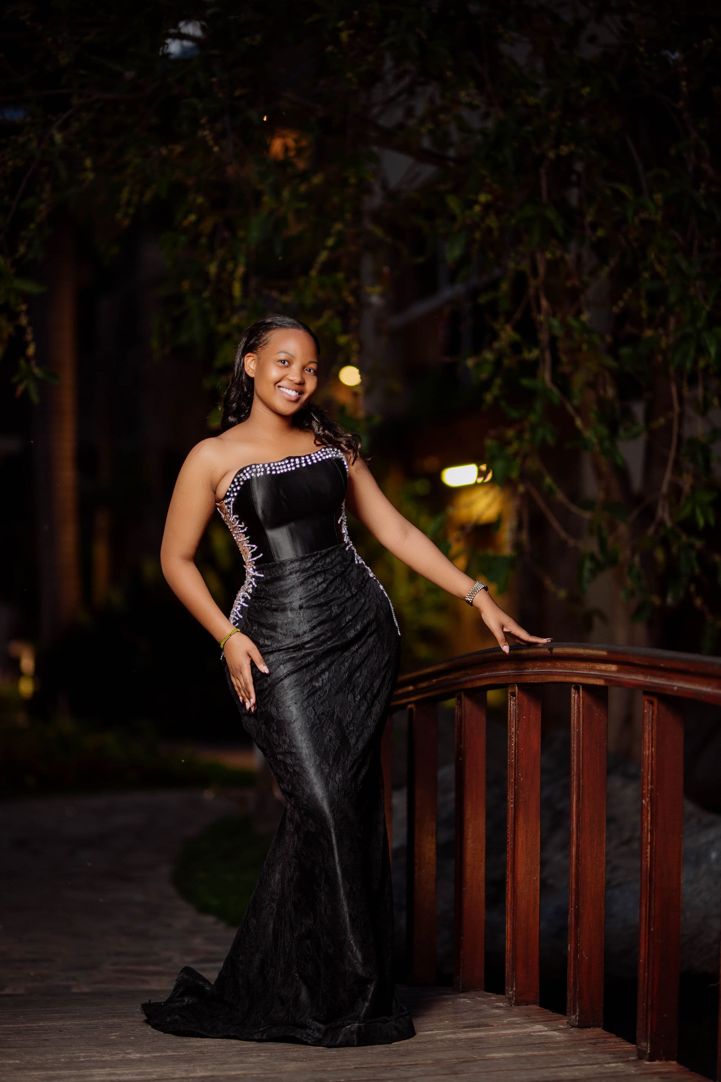 Beaded Lace Gown