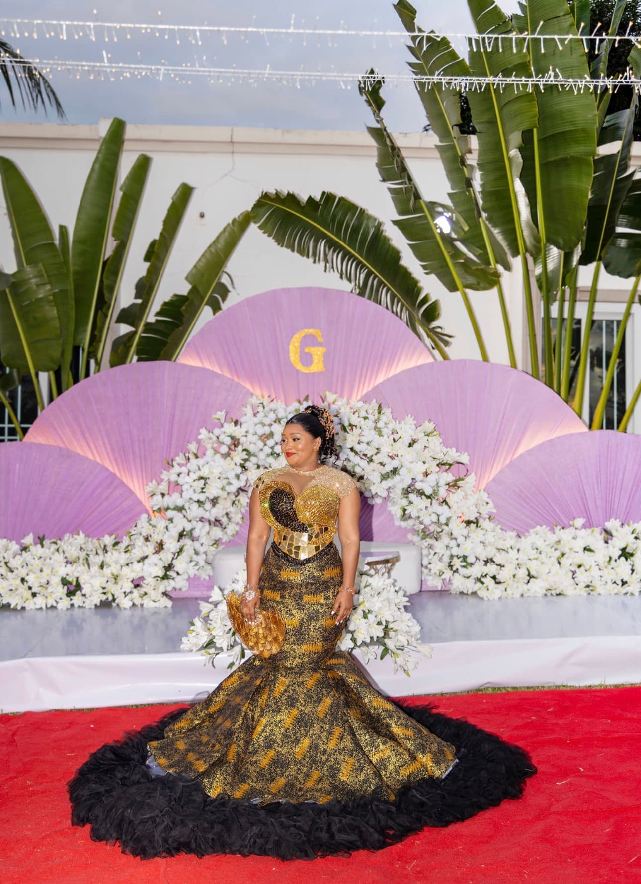 Gold Mosaic Embellished Dress, photo 1 of 5