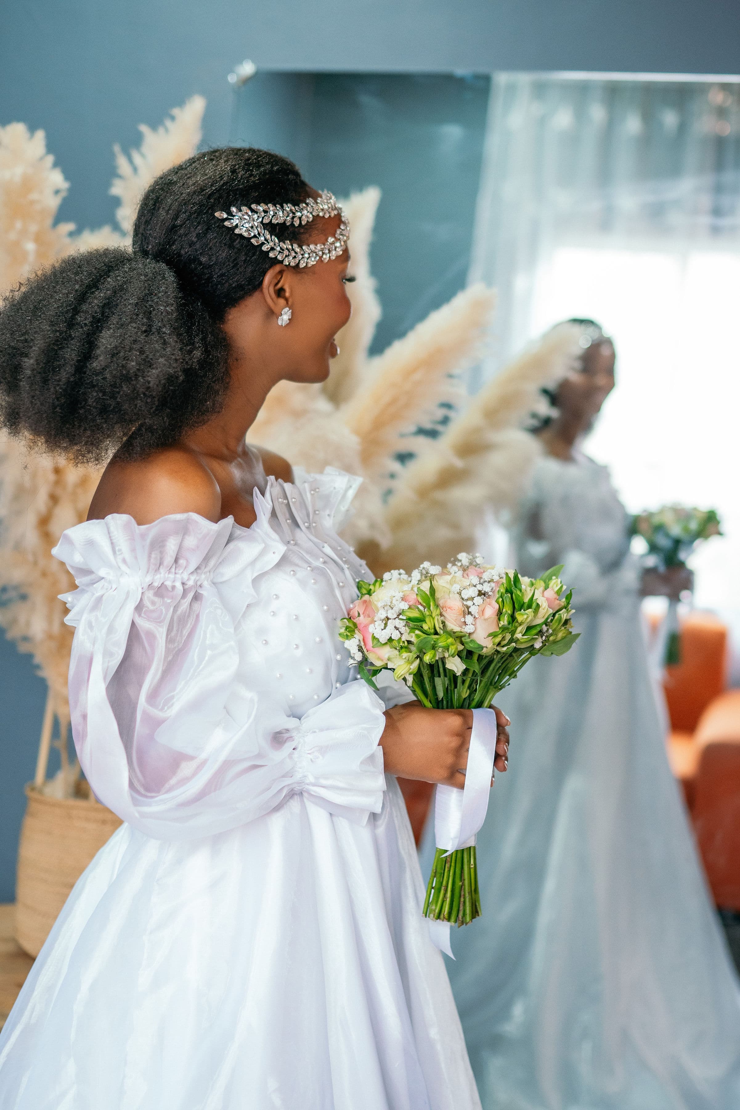 Pearl Ruffle Sleeve Dress, photo 1 of 5