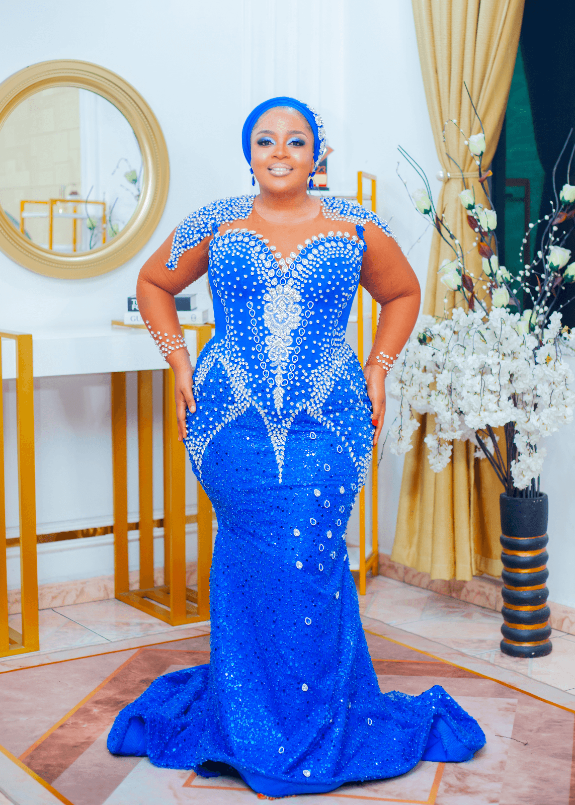 Royal Blue Crystal Mermaid, photo 1 of 4
